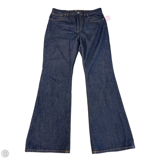 Jeans Flared By Madewell In Blue Denim, Size: 10