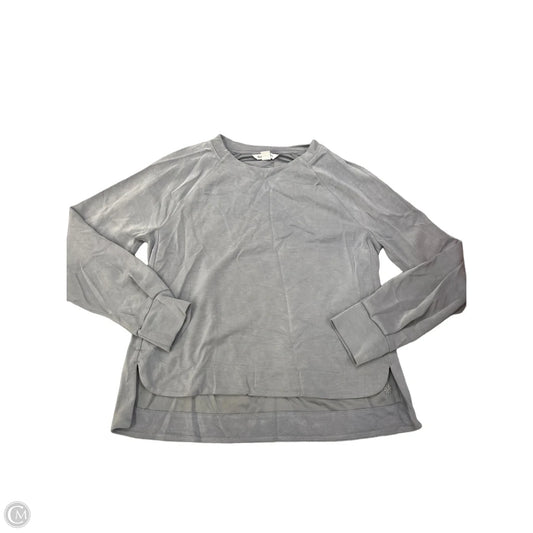 Top Long Sleeve By Athleta In Grey, Size: M