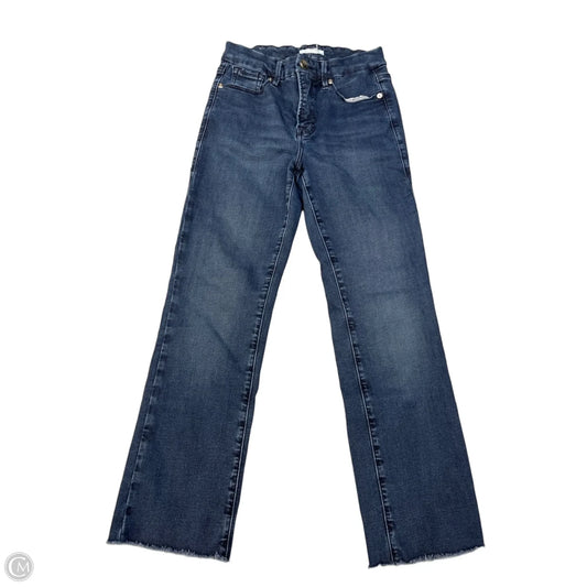 Jeans Boot Cut By Good American In Blue Denim, Size: 0