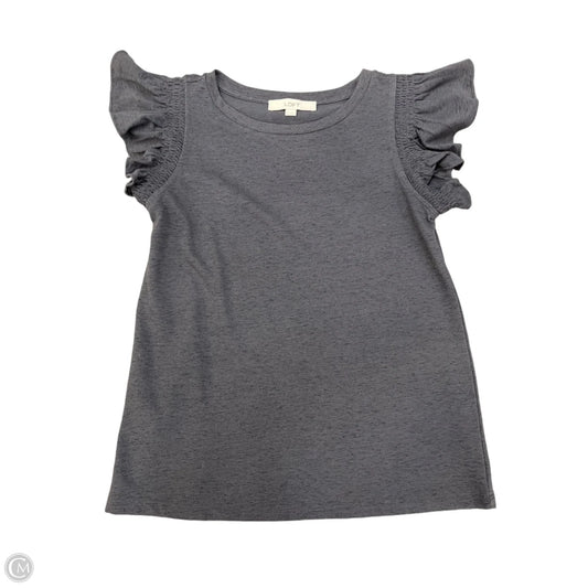 Top Sleeveless By Loft In Grey, Size: Xs