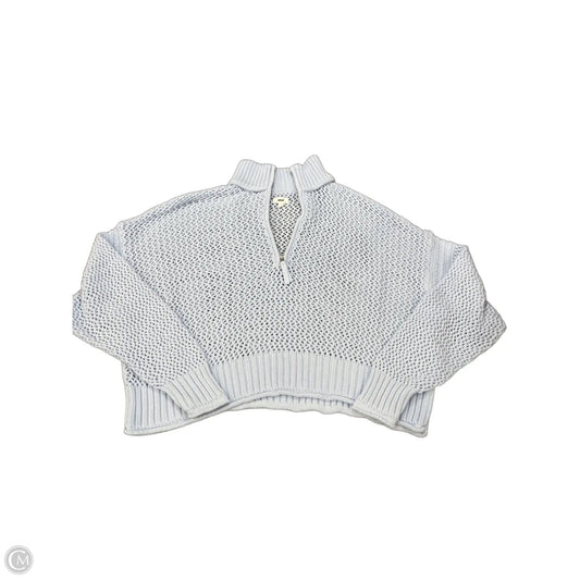 Top Long Sleeve By Aerie In Blue, Size: S