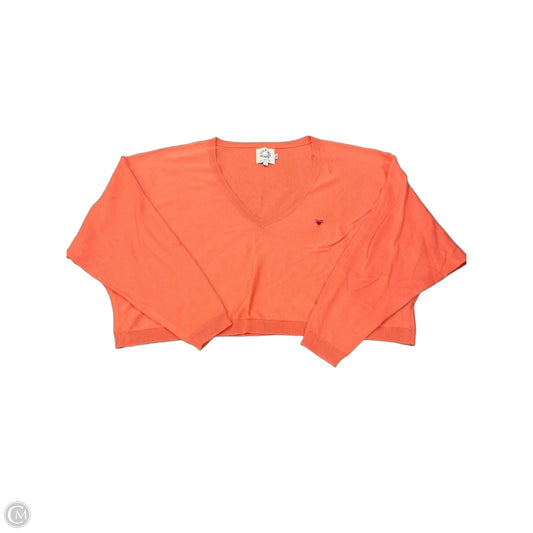 Top Long Sleeve By Lili Sidonio In Orange, Size: L