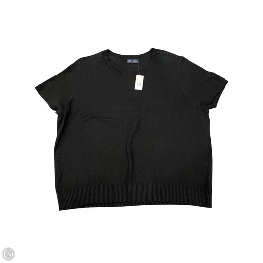 Top Short Sleeve By Gap In Black, Size: Xl