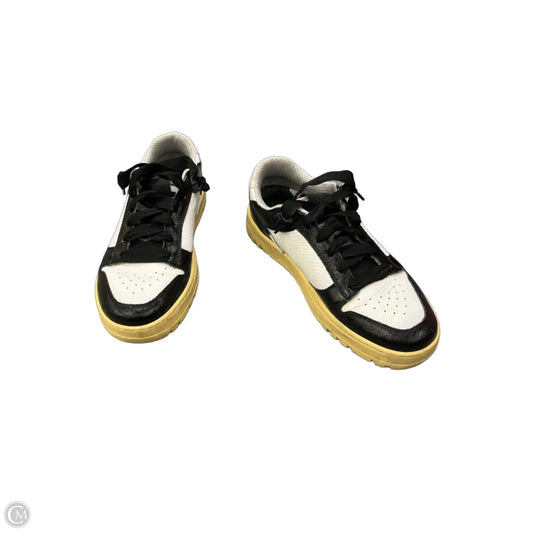 Shoes Sneakers By P448 In Black & White, Size: 9