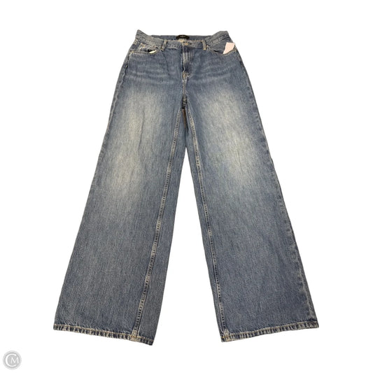 Jeans Wide Leg By Able In Blue Denim, Size: 10