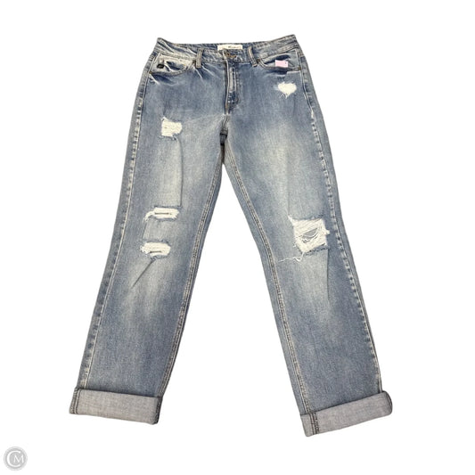 Jeans Cropped By Kancan In Blue Denim, Size: 6