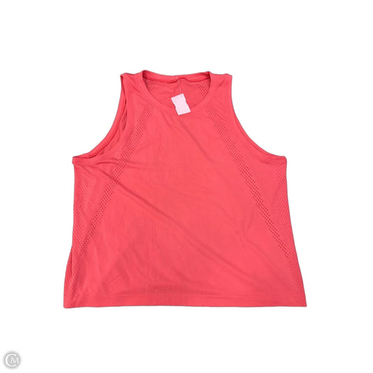 Athletic Tank Top By Lululemon In Pink, Size: L