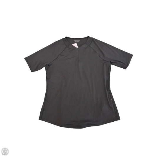 Athletic Top Short Sleeve By Athleta In Black, Size: S