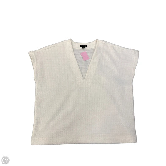 Top Sleeveless By Ann Taylor In White, Size: M