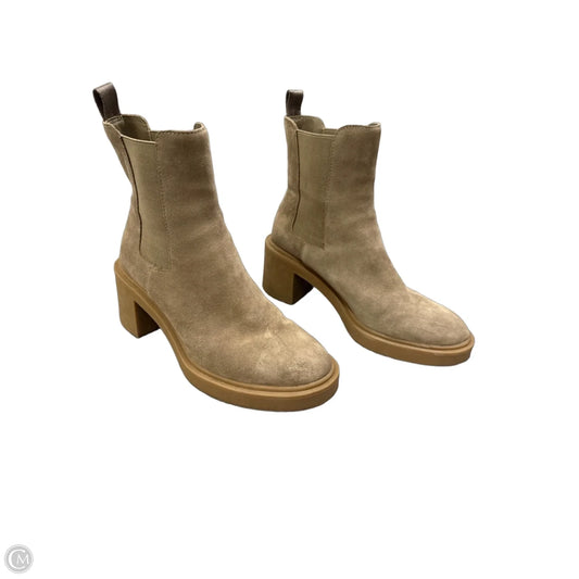 Boots Ankle Heels By Dolce Vita In Beige, Size: 8.5