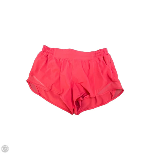 Athletic Shorts By Lululemon In Pink, Size: M