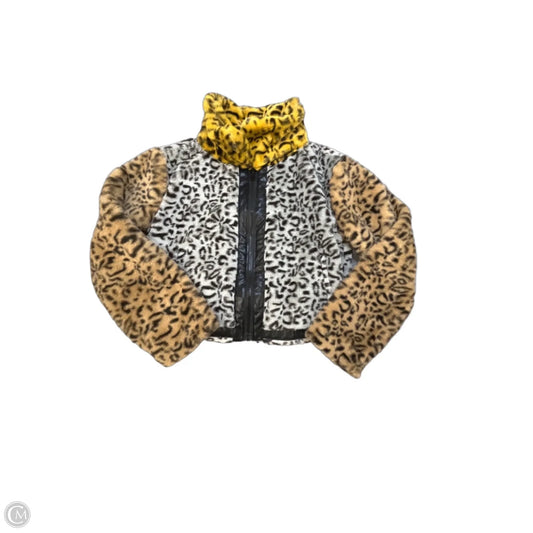 Jacket Faux Fur & Sherpa By Blush In Animal Print, Size: S