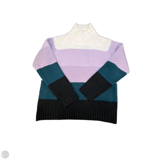 Sweater By Ann Taylor In Striped Pattern, Size: S