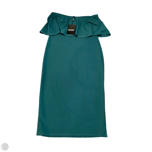 Dress Party Midi By Missguided In Teal, Size: Xl