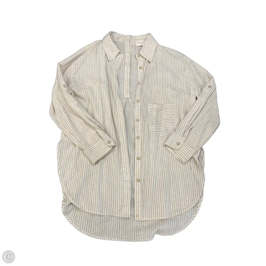 Cardigan By Allie Rose In Striped Pattern, Size: L