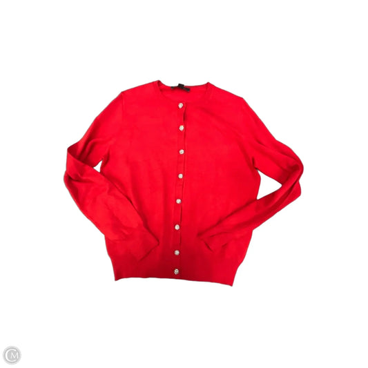 Cardigan By Ann Taylor In Red, Size: S