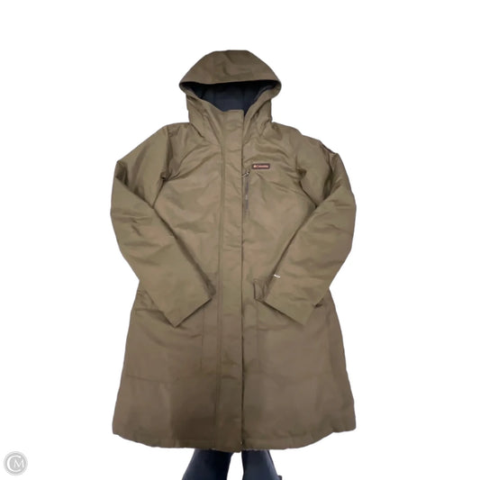 Coat Parka By Columbia In Green, Size: M