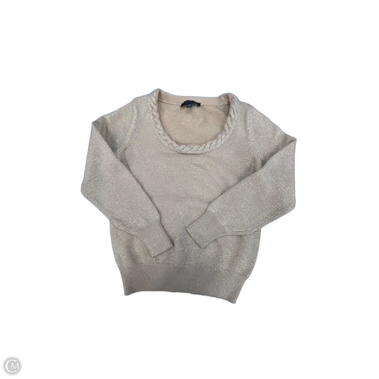 Sweater By Ann Taylor In Gold, Size: Xsp