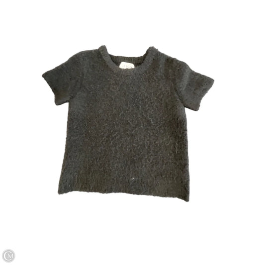 Sweater Short Sleeve By Cmb In Black, Size: M