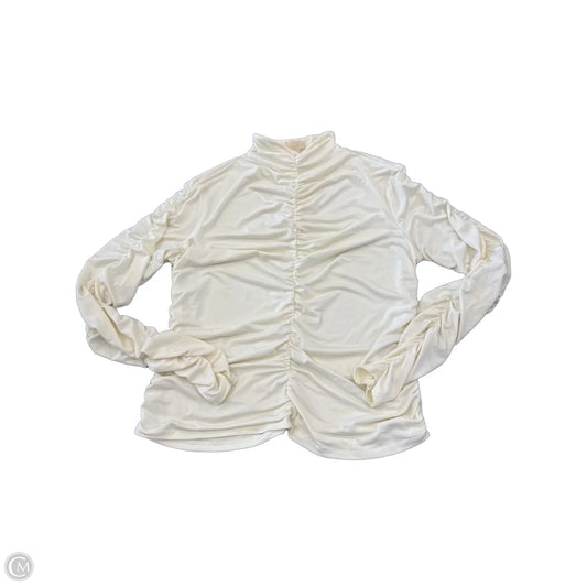 Top Long Sleeve By H&m In Yellow, Size: Xl