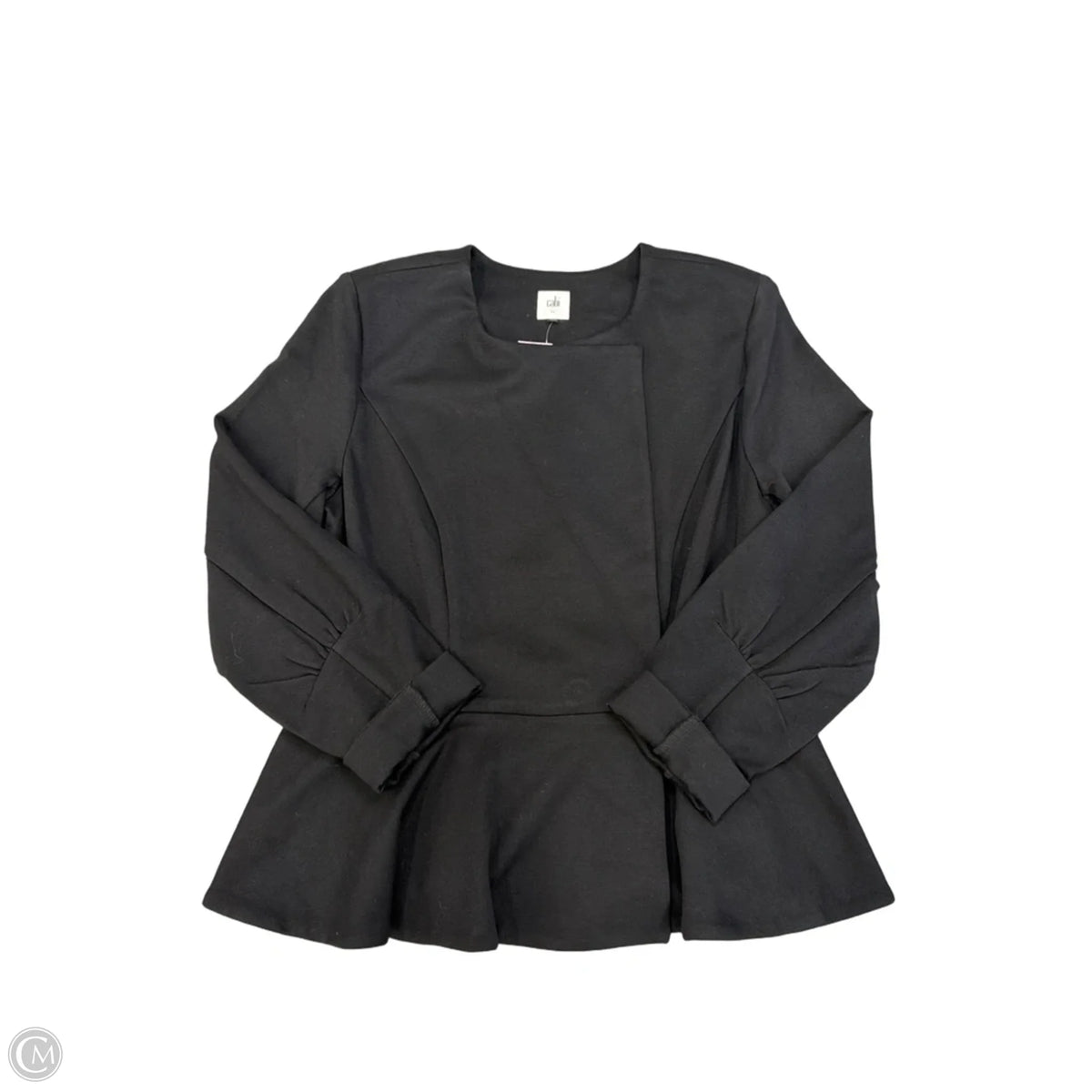 Top Long Sleeve By Cabi In Black, Size: L