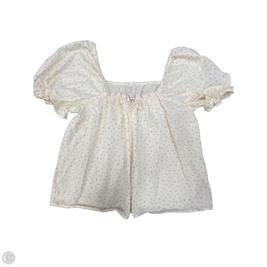 Blouse Short Sleeve By Clothes Mentor In Floral Print, Size: Xl