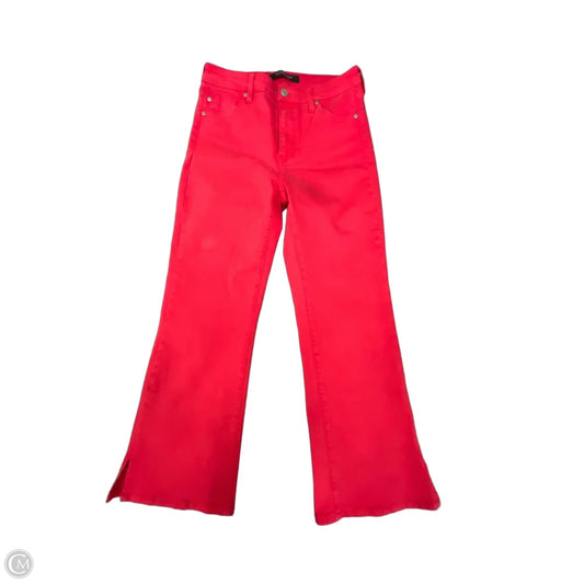 Jeans Boot Cut By Liverpool In Red Denim, Size: 4
