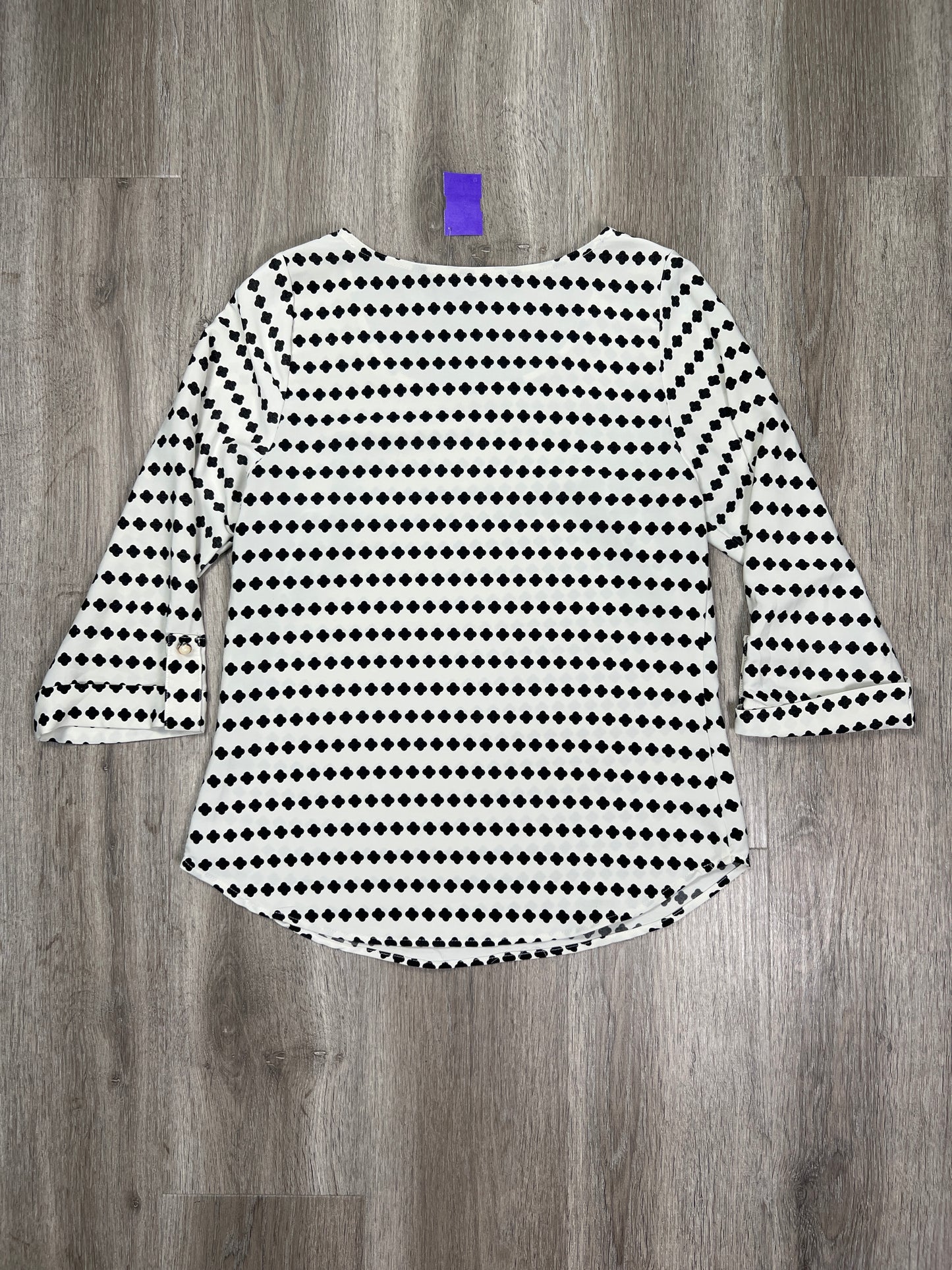 White Top Long Sleeve Brixon Ivy, Size S