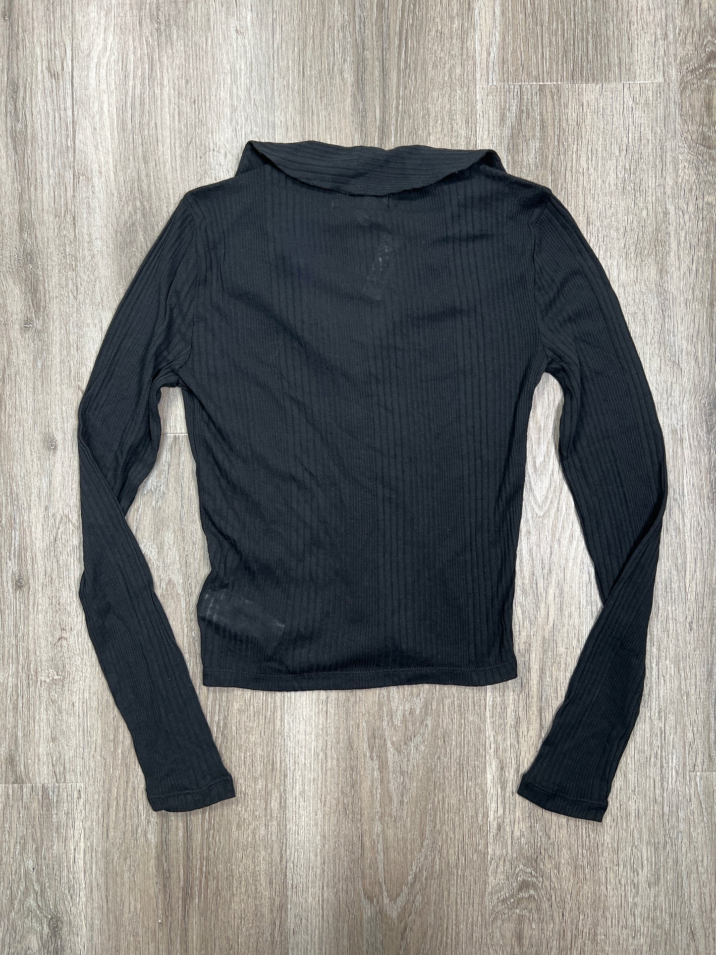 Black Top Long Sleeve Madewell, Size Xs