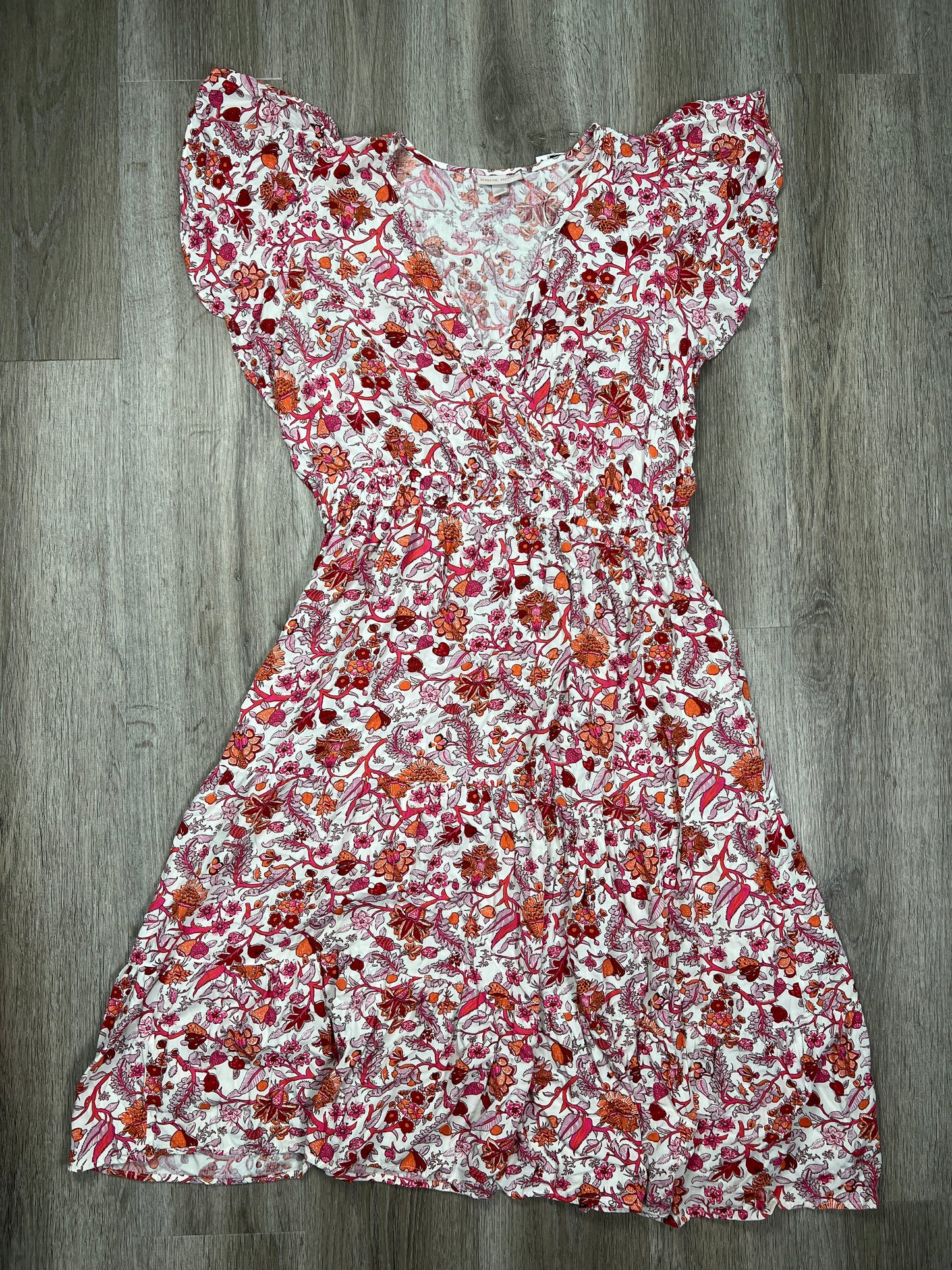 Floral Print Dress Casual Maxi Knox Rose, Size Xxl