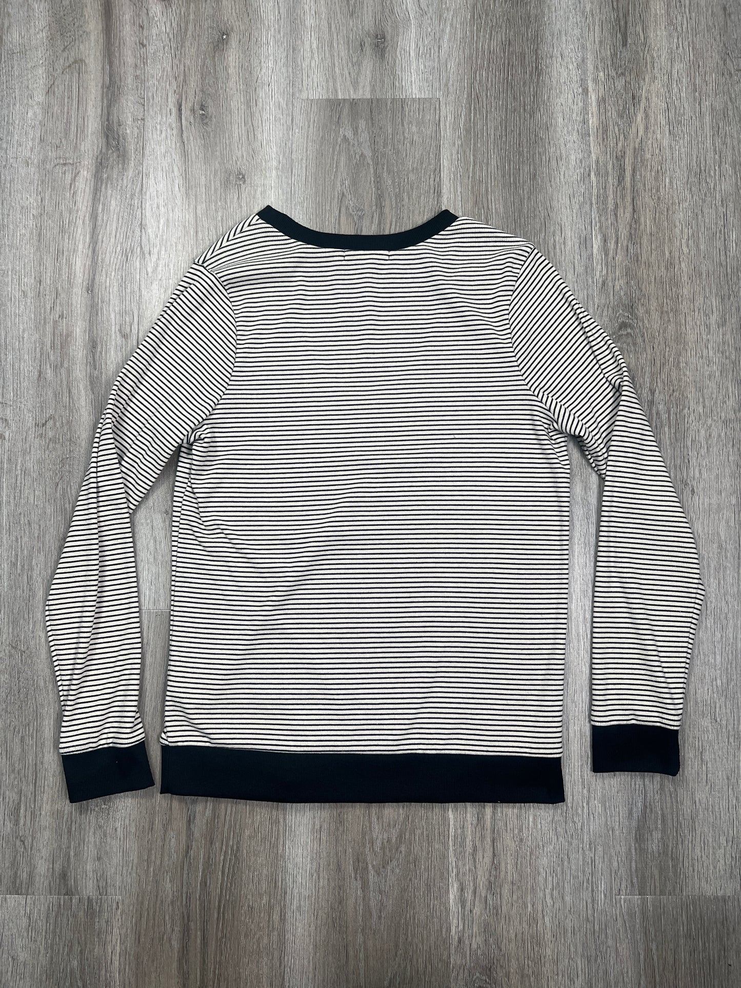 Striped Pattern Top Long Sleeve chance or fate , Size M