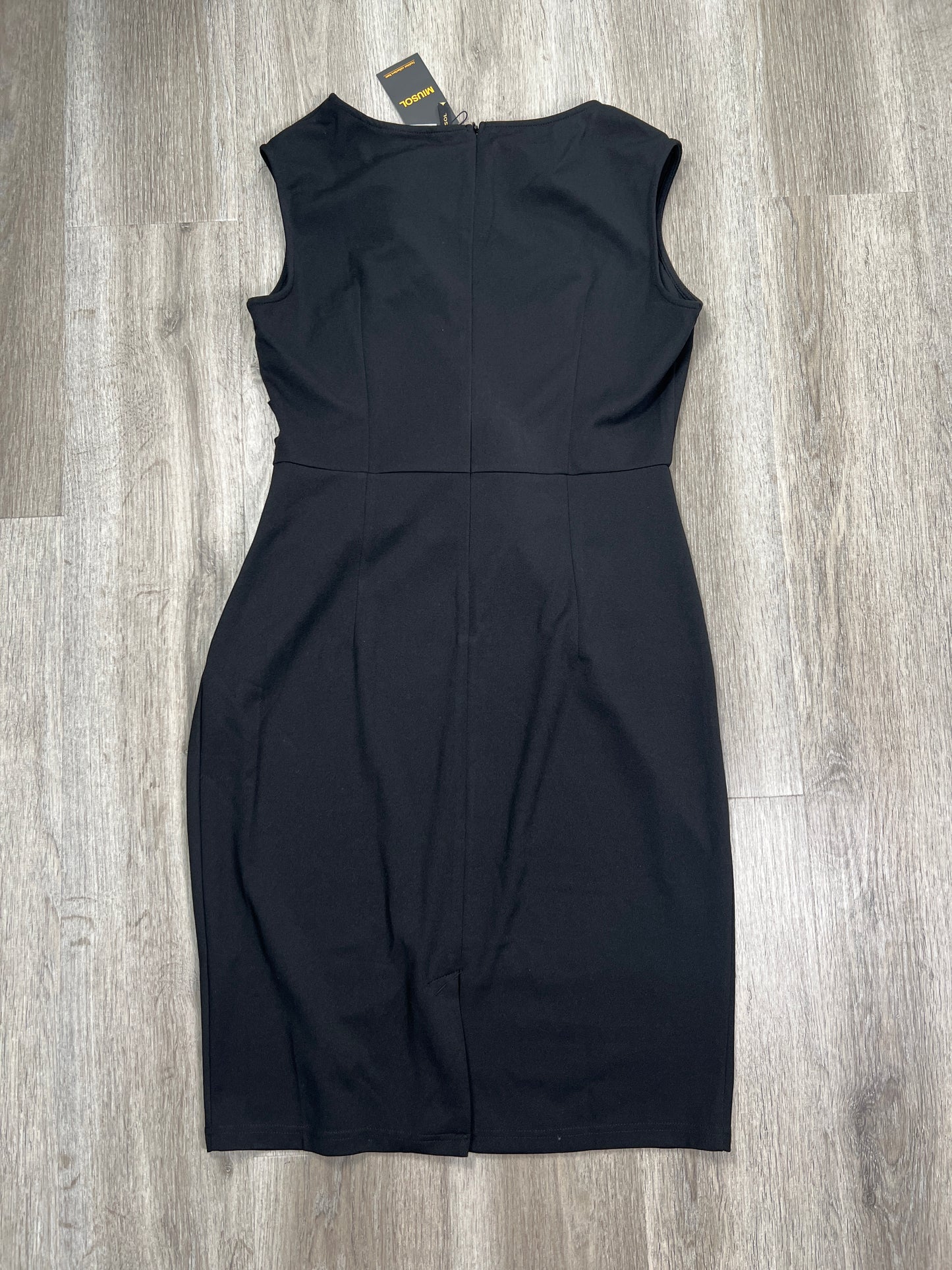 Black Dress Casual Midi miusol, Size 2x