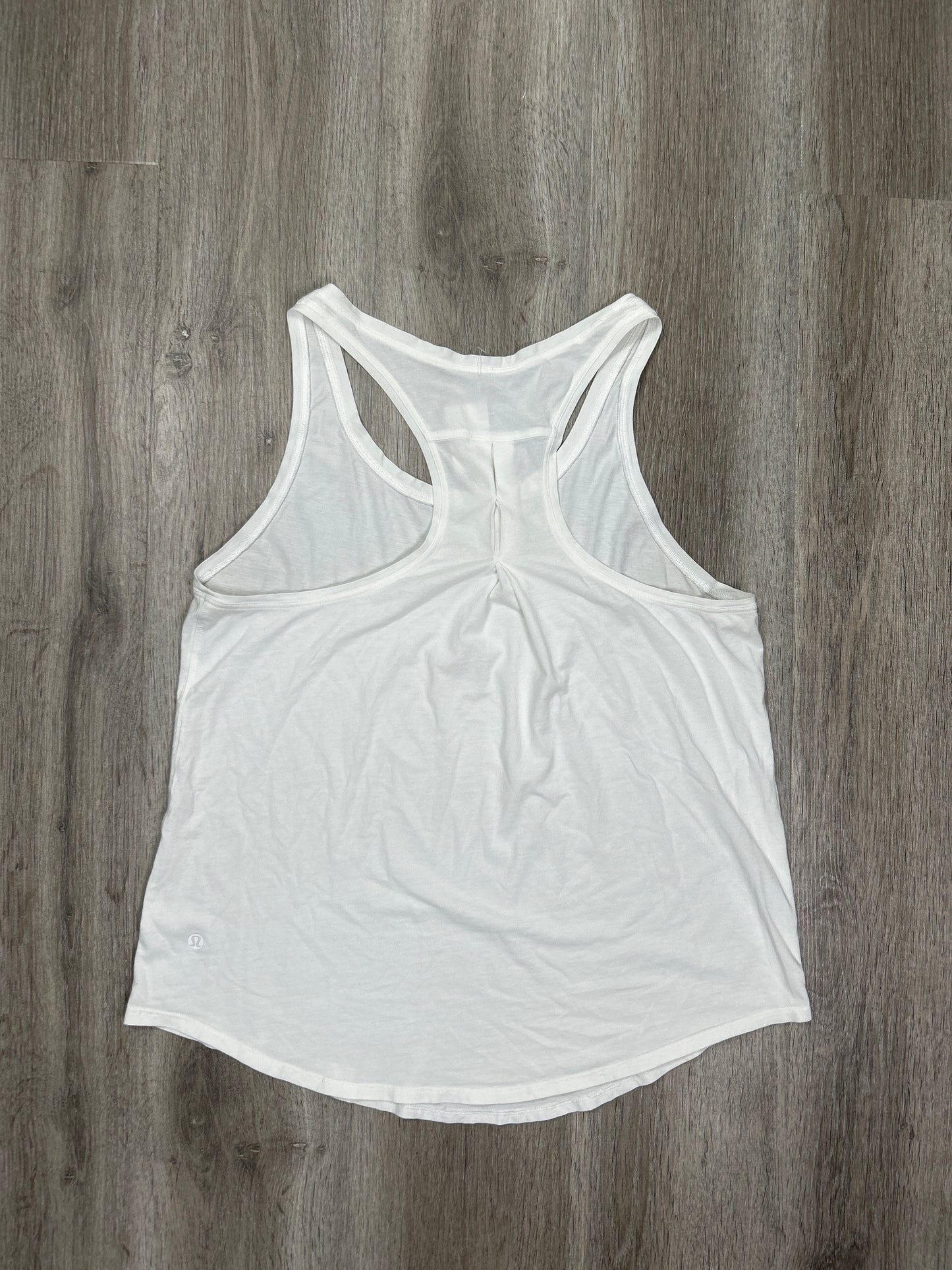 Athletic Tank Top By Lululemon In White, Size: M