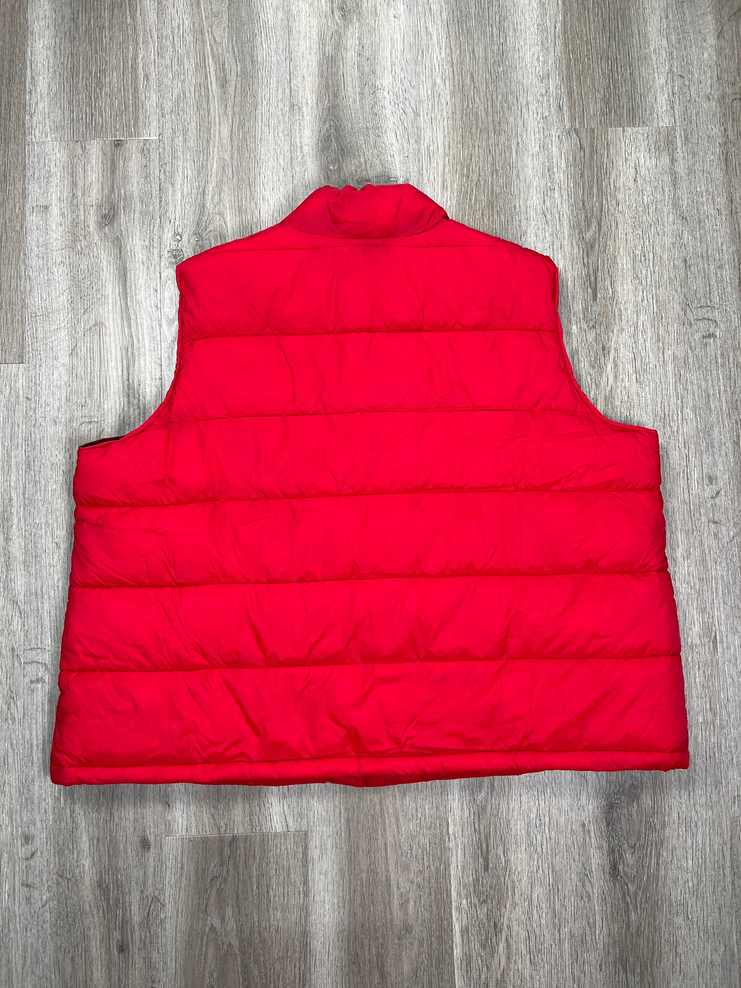 Vest Puffer & Quilted By Cmb In Red, Size: 3x