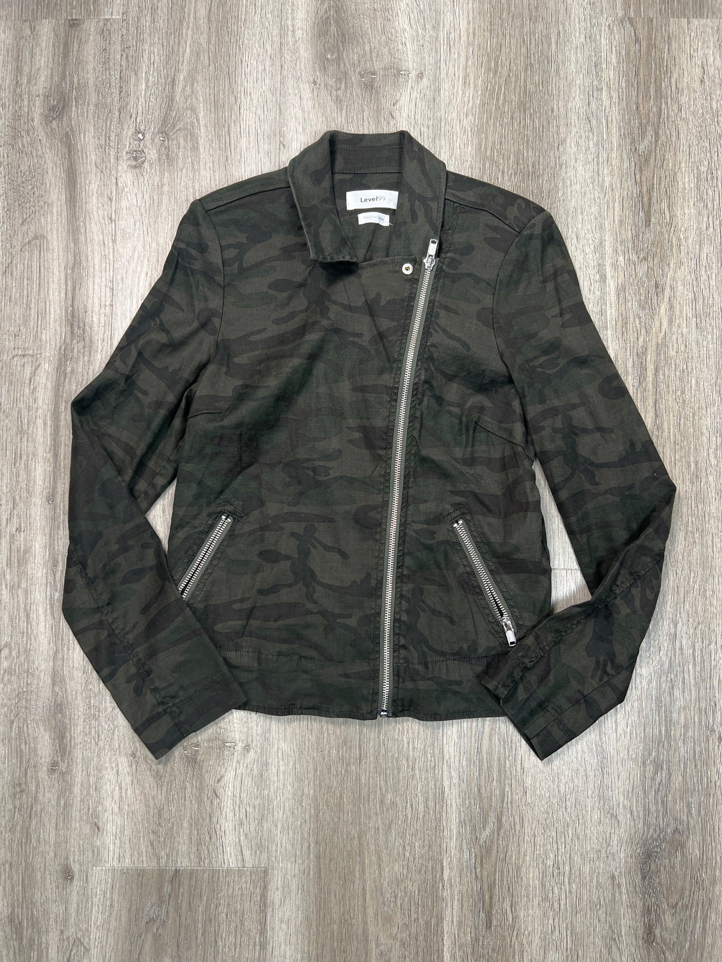 Jacket Other By Level 99 In Camouflage Print, Size: S