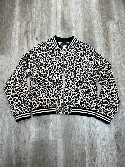 Jacket Moto By Sanctuary In Leopard Print, Size: M