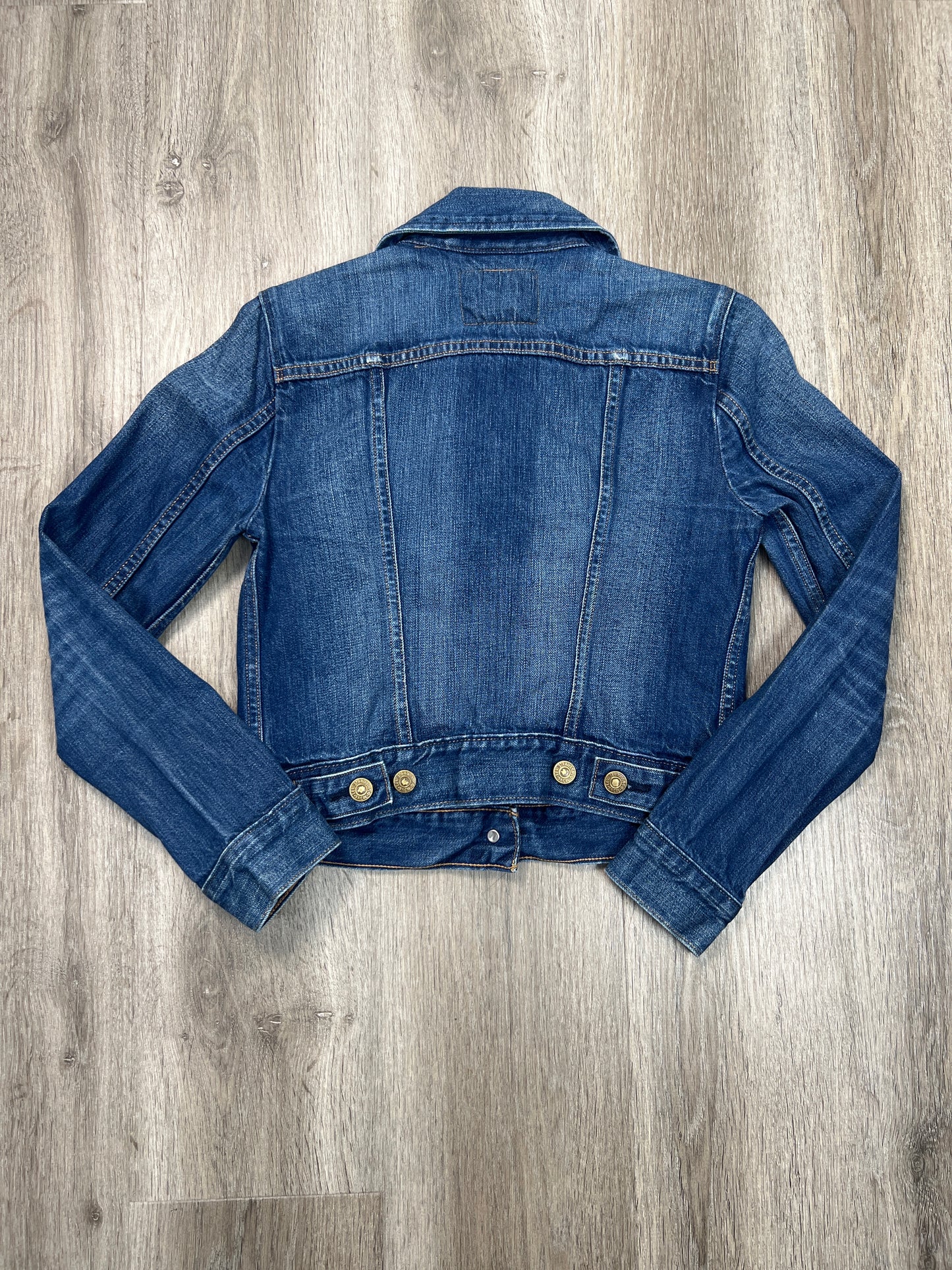 Jacket Denim By Levis In Blue Denim, Size: Xs