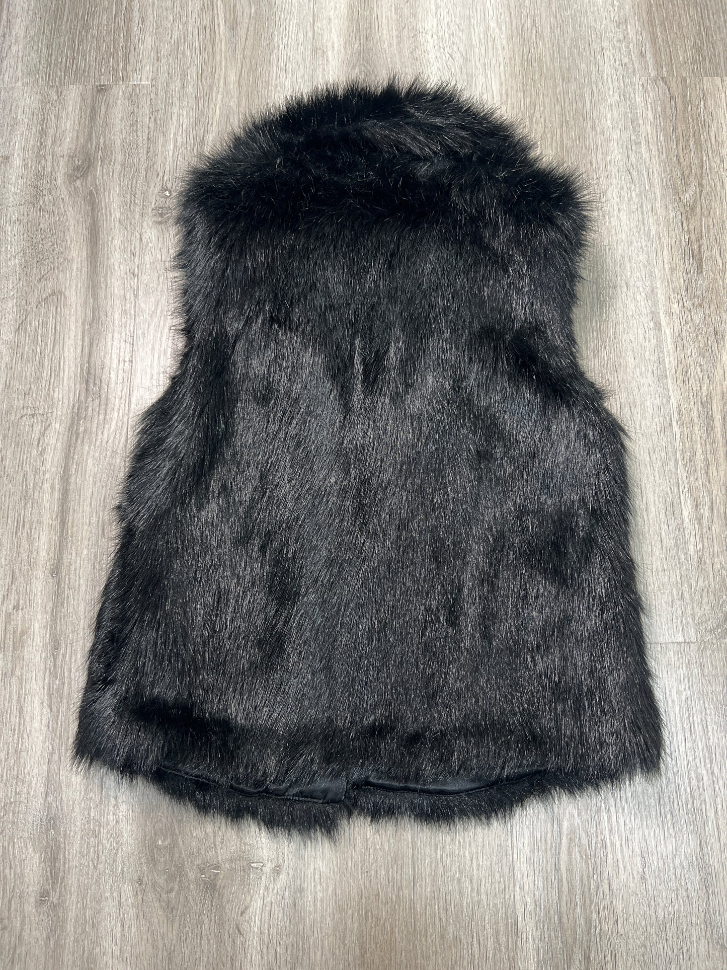 Vest Faux Fur & Sherpa By Jack In Black, Size: S