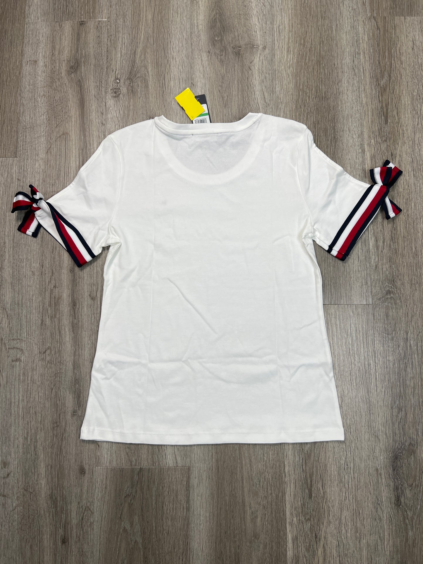 Top Short Sleeve By Tommy Hilfiger In White, Size: L