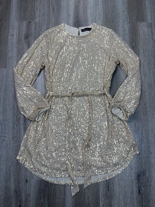 Dress Casual Short By AUXO In Gold, Size: Xl