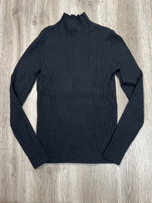 Top Long Sleeve By Loft In Black, Size: M