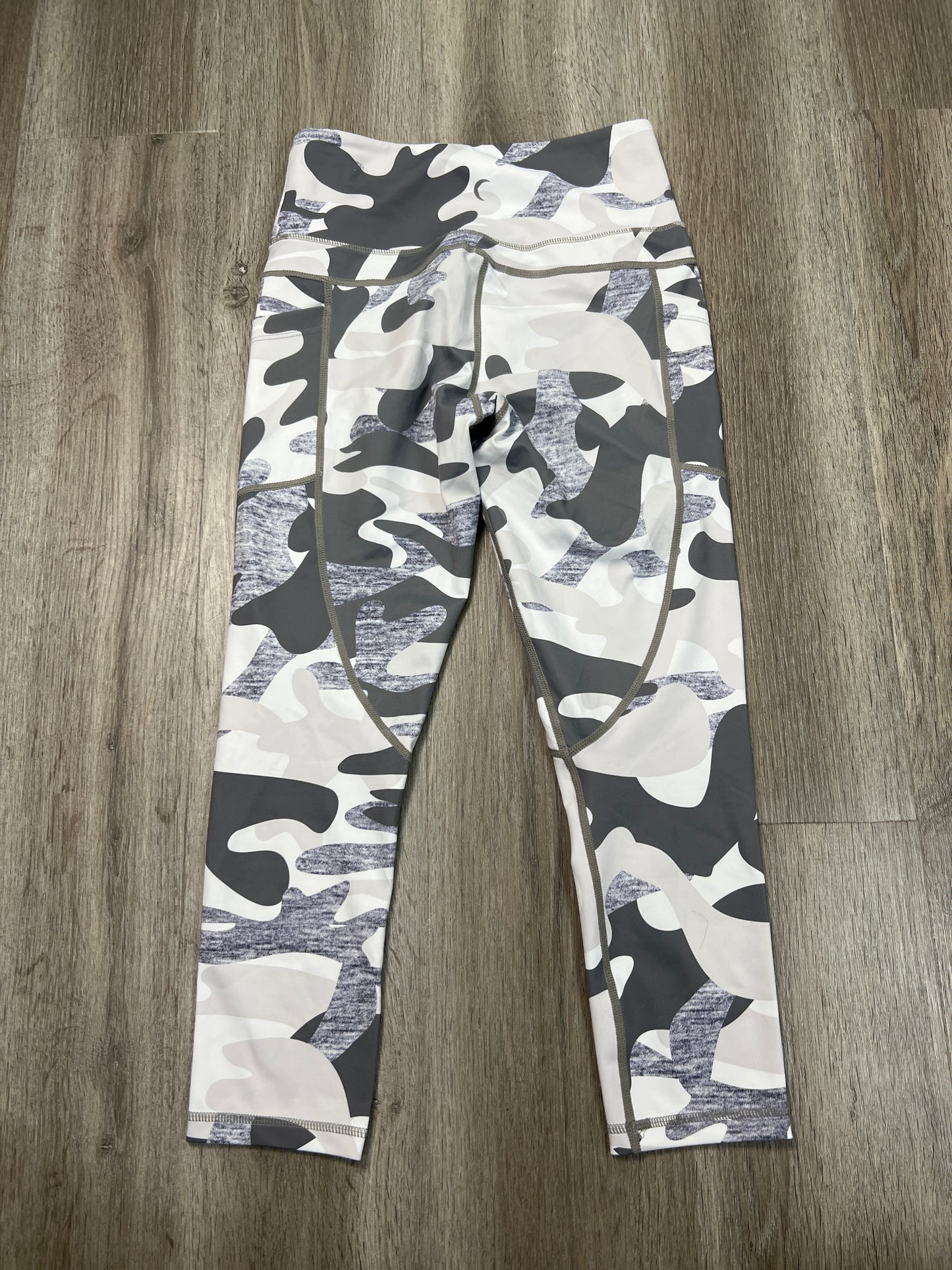 Athletic Leggings By Zyia In Camouflage Print, Size: S