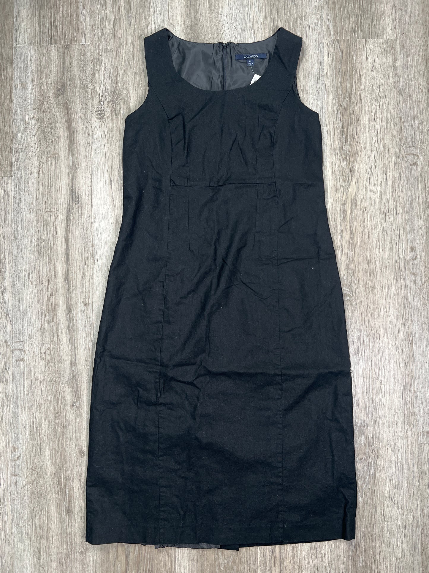 Black Dress Casual Midi Chadwicks, Size Xl