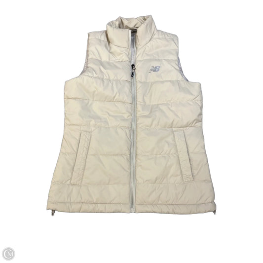 Vest Puffer & Quilted By New Balance In Beige, Size: S