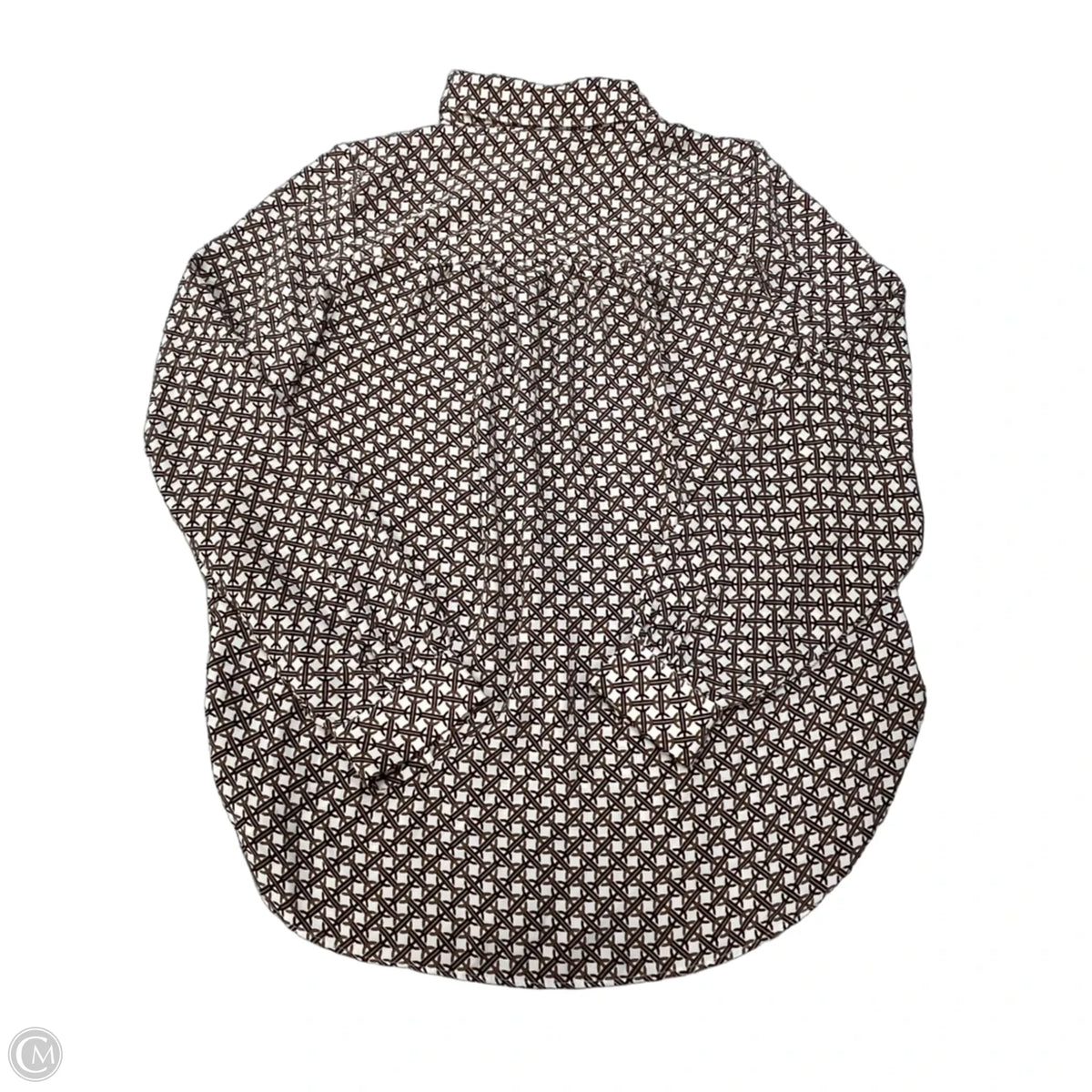 Top Long Sleeve By H&m In Geometric Pattern, Size: Xs