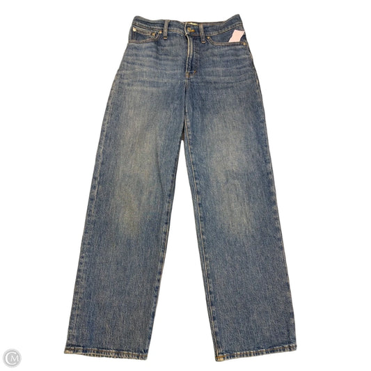 Jeans Wide Leg By Madewell In Blue Denim, Size: 4