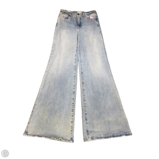 Jeans Wide Leg By Good American In Blue Denim, Size: 6