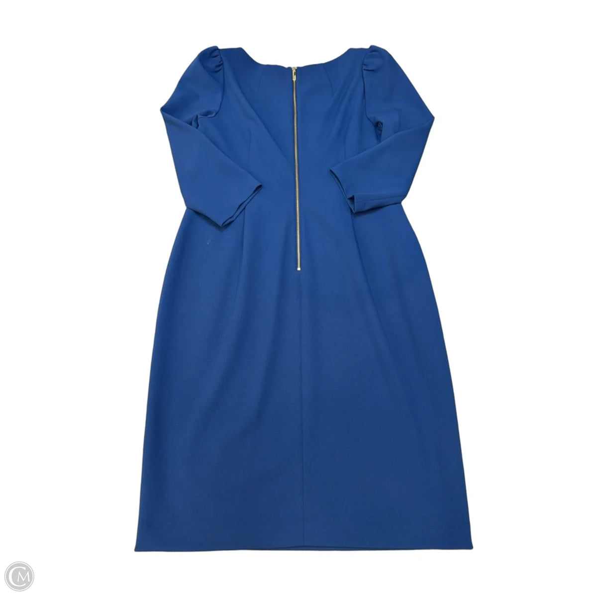 Dress Work By Calvin Klein In Blue, Size: L