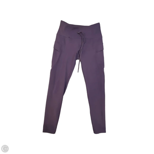 Athletic Leggings By Spyder In Purple, Size: M