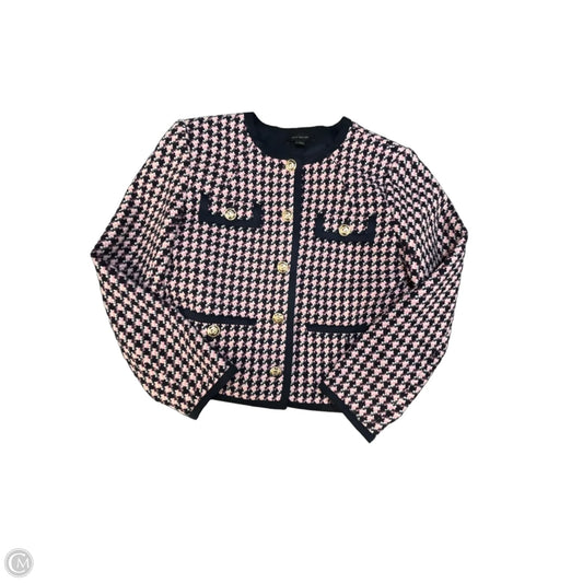 Blazer By Ann Taylor In Checkered Pattern, Size: S